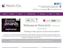 Tablet Screenshot of novis.co.uk
